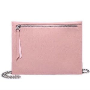 Vegan Leather Crossbody Clutch Handbag